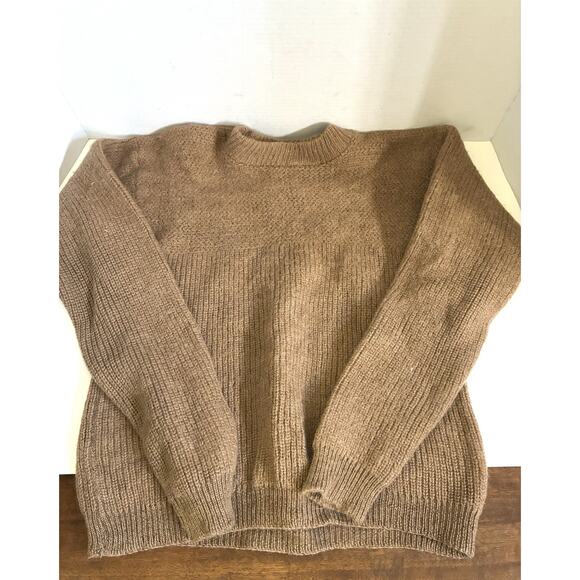 Alps Vintage Nordic Wool Sweater – Women’s M, Caramel - Picture 1 of 8
